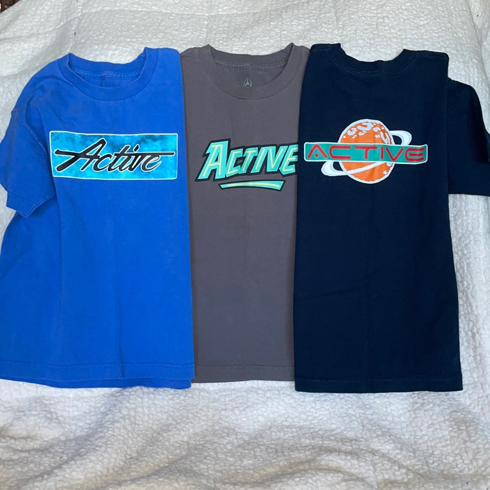 3 Active Ride Shop T-shirts 🛹